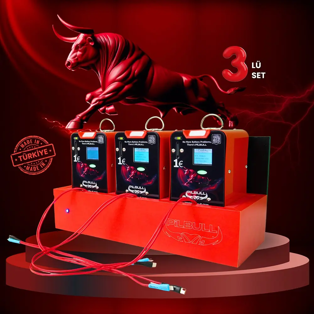 Pilbull V7 Para Kanallı 3’lü Set