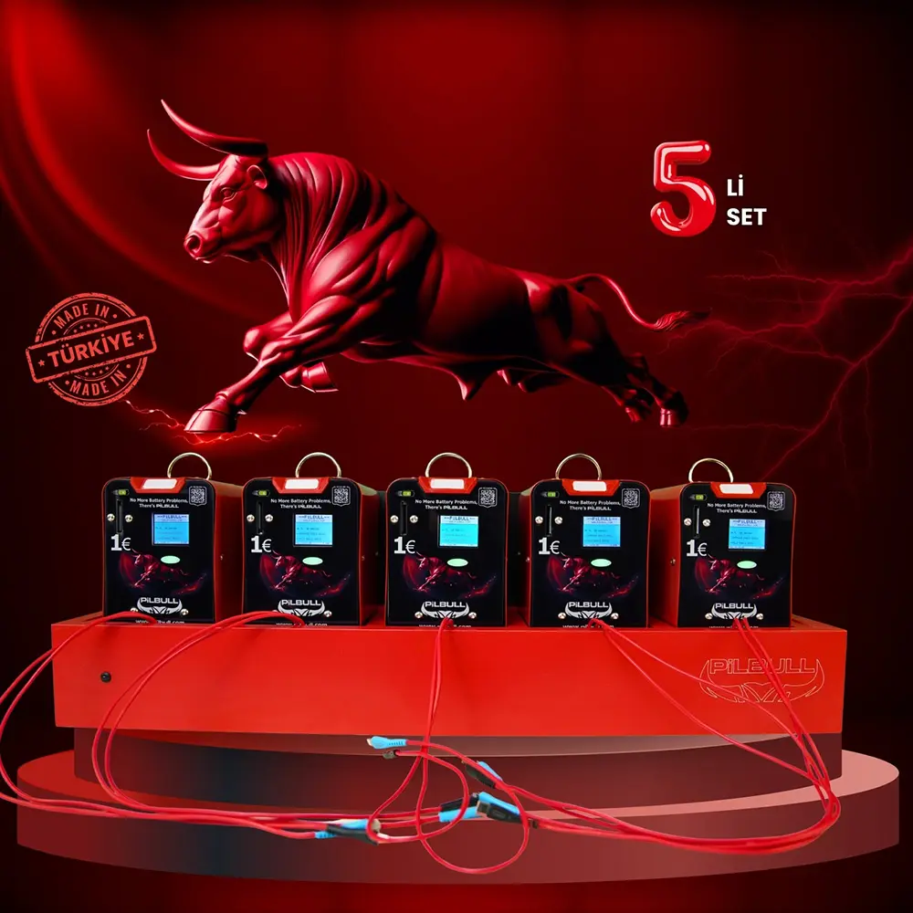 Pilbull V7 Para Kanallı 5’li Set